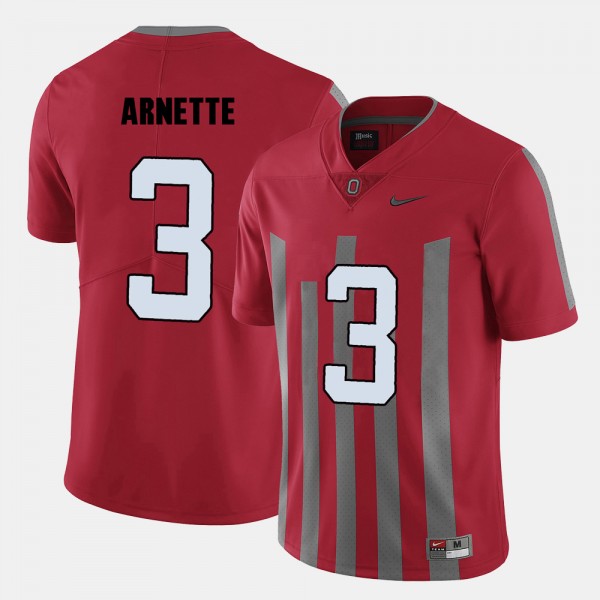 Ohio State Buckeyes Damon Arnette Men's #3 Red College Football Jersey 2404RFNT8